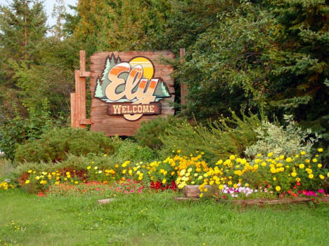 Welcome Sign, Ely Minnesota, 2007