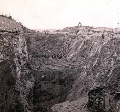 Chandler Mine, Ely Minnesota, 1885