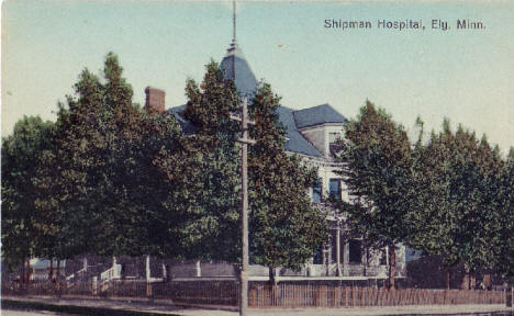 Shipman Hospital, Ely Minnesota. 1920's?