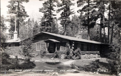 Basswood Lake Fishing Lodge, Ely Minnesota, 1946