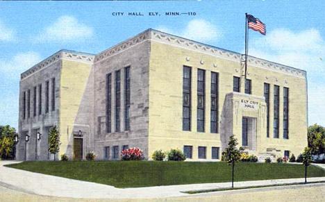 City Hall, Ely Minnesota, 1930