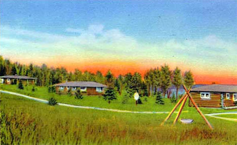 Burley's Furnished Log Cabins, near Ely Minnesota, 1940