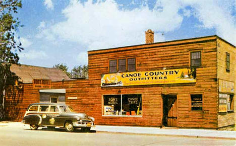 Canoe Country Outfitters, 629 East Sheridan Street, Ely Minnesota, 1958
