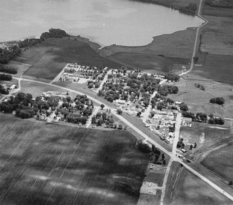 Aerial view, Emmons Minnesota, 1972