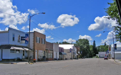 Street scene, Emmons Minnesota, 2010