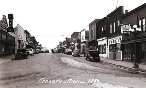 Street scene, Eveleth Minnesota, 1940's