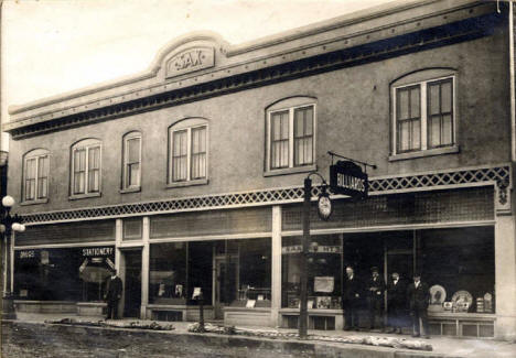 Sax Building on Grant Avenue in Eveleth Minnesota, 1903