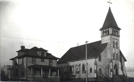 St. Patrick's church built 1905 Eveleth Minnesota, 1909