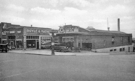 Boyle & Mather Garage, Eveleth Minnesota, 1920's