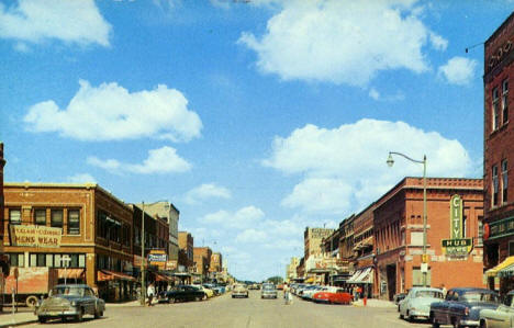 Street scene, Fairmont Minnesota, 1950's