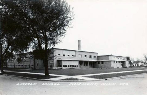 Lincoln School, Fairmont Minnesota, 1950's