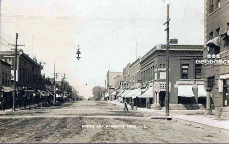 North Avenue, Fairmont Minnesota, 1910