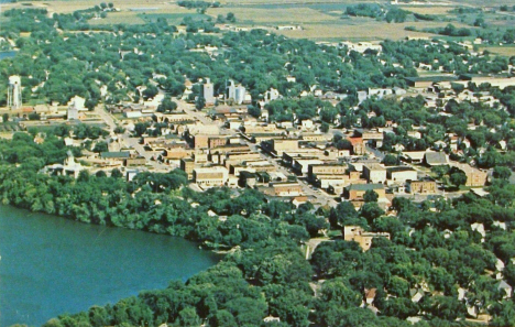 Aerial view, Fairmont Minnesota, 1980's