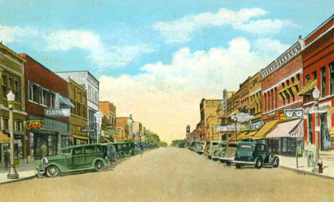 North Street, Fairmont Minnesota, 1937