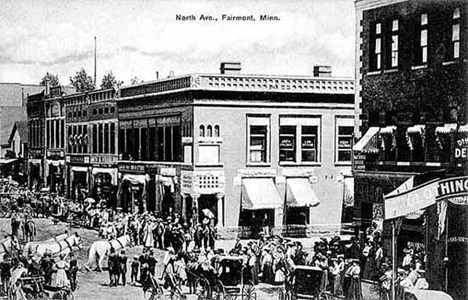 North Avenue, Fairmont Minnesota, 1890