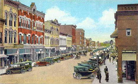 Central Avenue, Faribault Minnesota, 1920