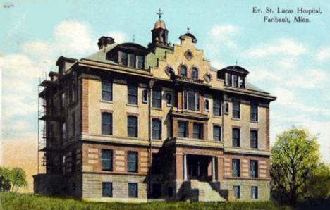 Evangelical St. Lucas Hospital, Faribault Minnesota, 1911