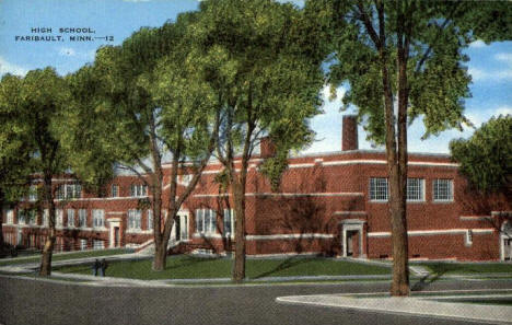 High School, Faribault Minnesota, 1940's