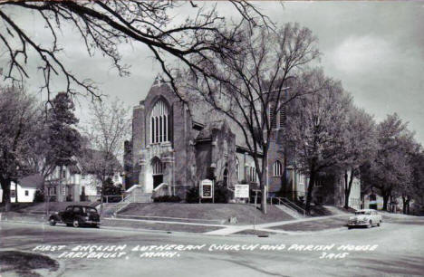 First English Lutheran Church and Parish House, Faribault Minnesota, 1950's