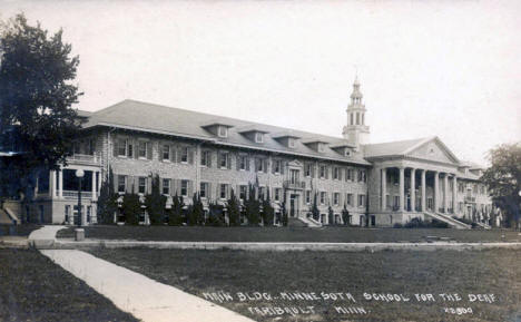 Main Building, Minnesota School for the Deaf, Faribault Minnesota, 1919