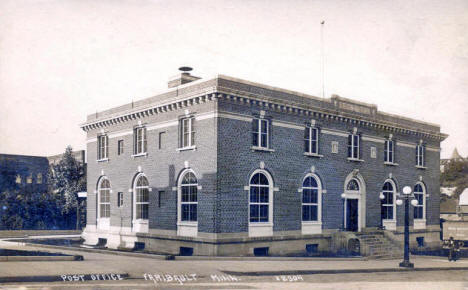 Post Office, Faribault Minnesota, 1919