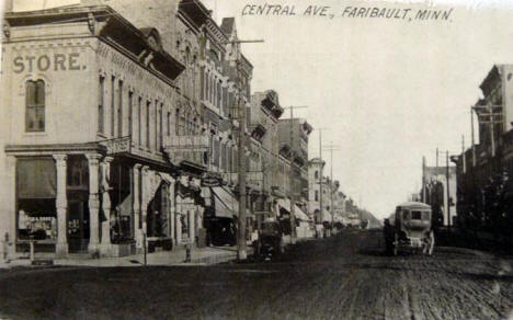 Central Avenue, Faribault Minnesota, 1910