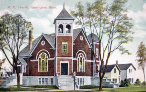 Methodist Episcopal Church, Farmington Minnesota, 1910's