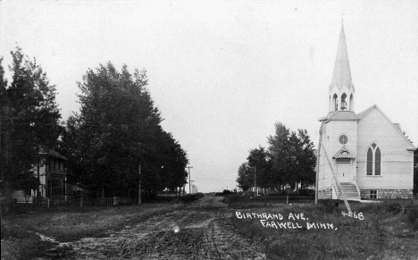 Birthrand Avenue, Farwell Minnesota, 1913