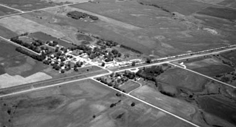 Aerial view, Farwell Minnesota, 1985