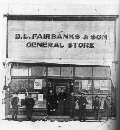 B.L. Fairbanks & Son General Store, Federal Dam Minnesota, 1920's