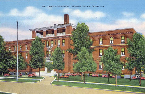 St. Luke's Hospital, Fergus Falls Minnesota, 1940's