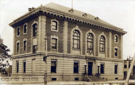 Government Building and Post Office, Fergus Falls Minnesota, 1912