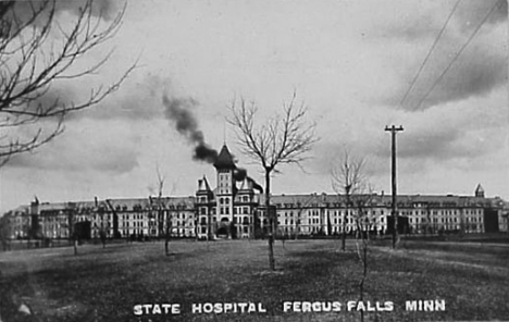 State Hospital, Fergus Falls Minnesota, 1914