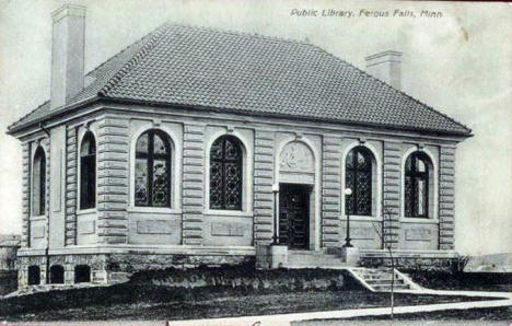 Public Library, Fergus Falls Minnesota, 1910?