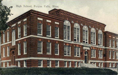High School, Fergus Falls Minnesota, 1908
