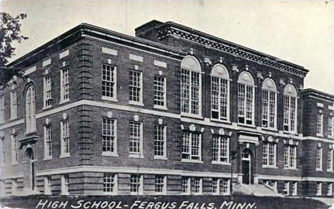 High School, Fergus Falls Minnesota, 1930's?