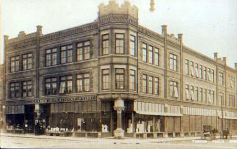 Leader Department Store and Manhattan Building, Fergus Falls Minnesota, 1910