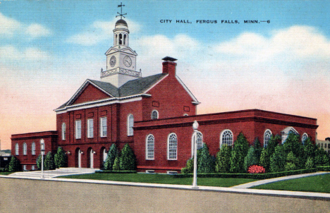 City Hall, Fergus Falls Minnesota, 1944