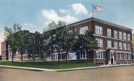 High School, Fergus Falls Minnesota, 1930's