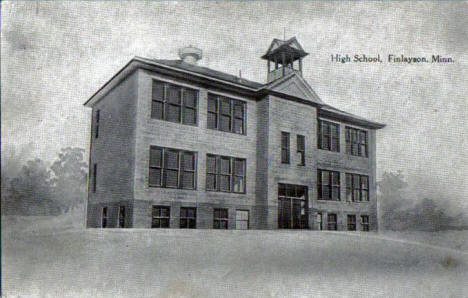 High School, Finlayson Minnesota, 1922