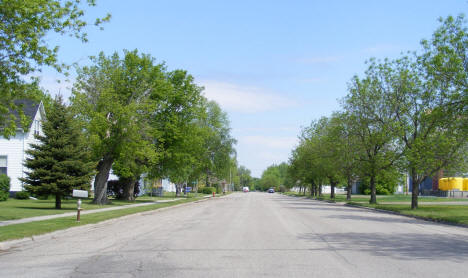 Street scene, Fisher Minnesota, 2008