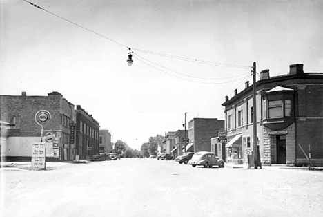 Street scene, Foley Minnesota, 1950