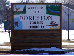 Welcome to Foreston Minnesota!