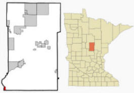 Location of Fort Ripley, Minnesota