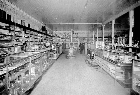 Mark's Drug Store, Fosston Minnesota, 1915