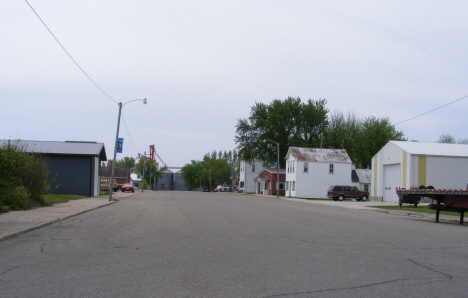 Street scene, Frost Minnesota, 2014