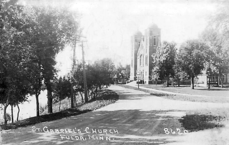 St. Gabriel's Church, Fulda Minnesota, 1936