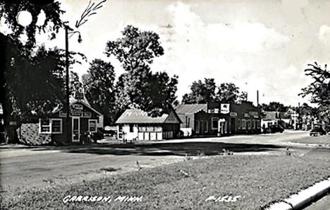 View of Garrison Minnesota, 1940's
