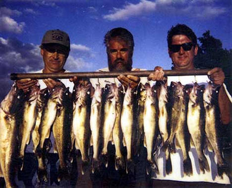 Fishing on Mille Lacs with Guide Dick Grzywinski, 2006