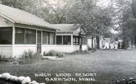 Birchwood Resort, Garrison Minnesota, 1954